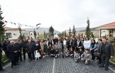 President Ilham Aliyev, First Lady Mehriban Aliyeva visit Tartar district (PHOTO/VIDEO)