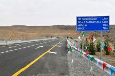 President Ilham Aliyev attends opening of Talish-Tapgaragoyunlu-Gashalti sanatorium road (PHOTO/VIDEO)