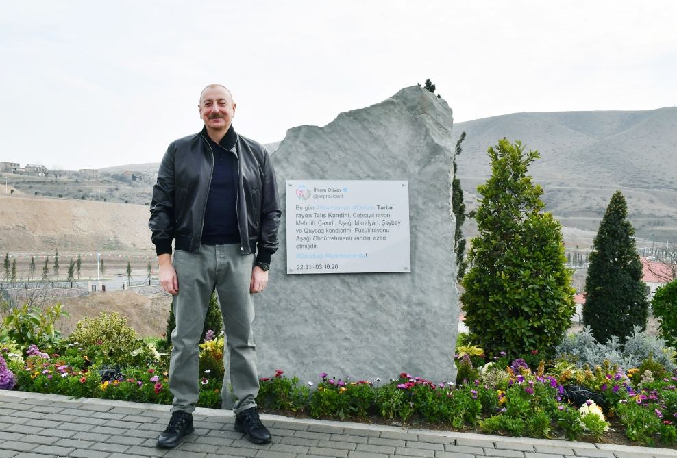 President Ilham Aliyev, First Lady Mehriban Aliyeva visit Tartar district (PHOTO/VIDEO)