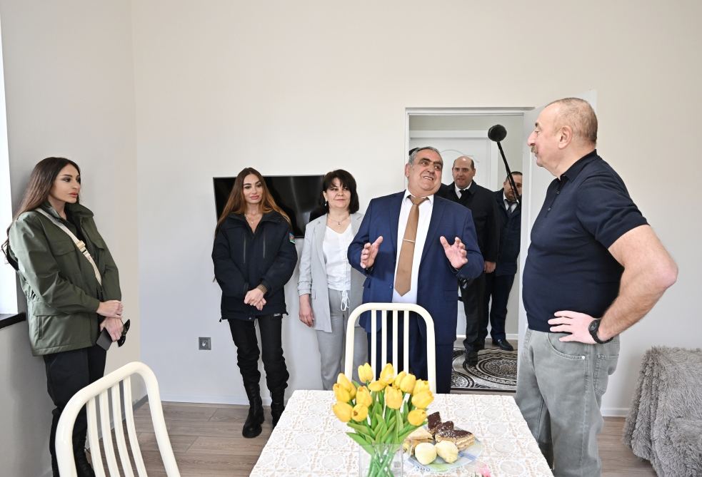 President Ilham Aliyev, First Lady Mehriban Aliyeva visit Tartar district (PHOTO/VIDEO)
