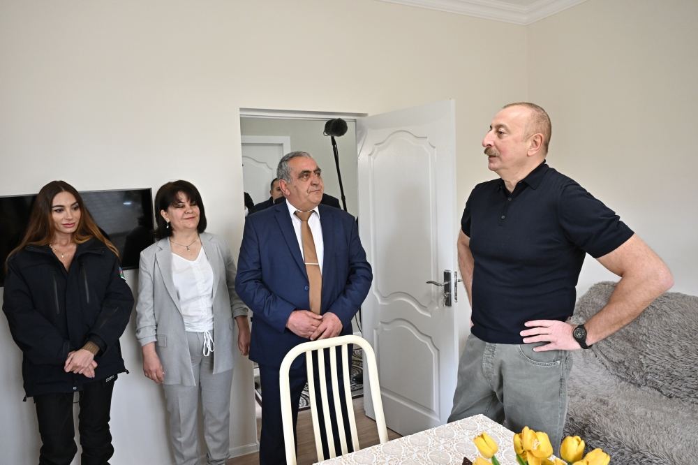 President Ilham Aliyev, First Lady Mehriban Aliyeva visit Tartar district (PHOTO/VIDEO)