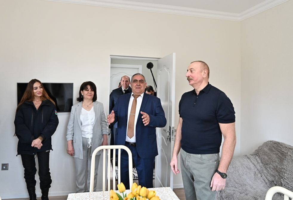 President Ilham Aliyev, First Lady Mehriban Aliyeva visit Tartar district (PHOTO/VIDEO)