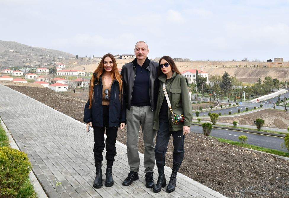 President Ilham Aliyev, First Lady Mehriban Aliyeva visit Tartar district (PHOTO/VIDEO)