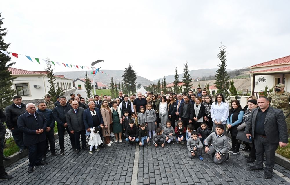 President Ilham Aliyev, First Lady Mehriban Aliyeva visit Tartar district (PHOTO/VIDEO)