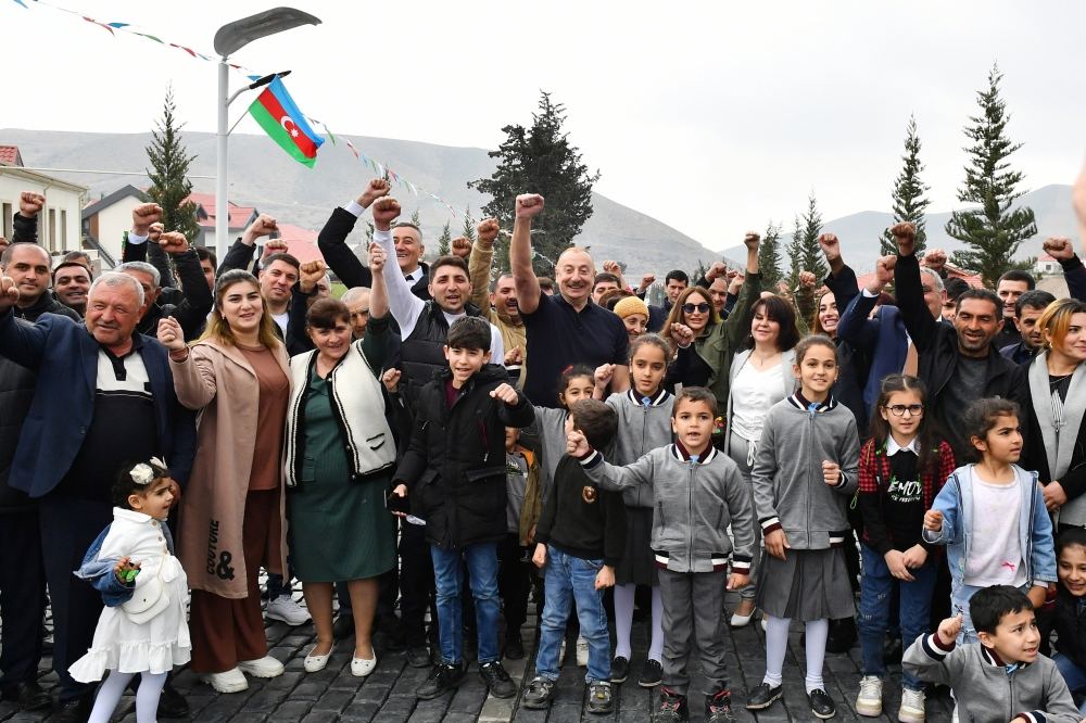 President Ilham Aliyev, First Lady Mehriban Aliyeva visit Tartar district (PHOTO/VIDEO)
