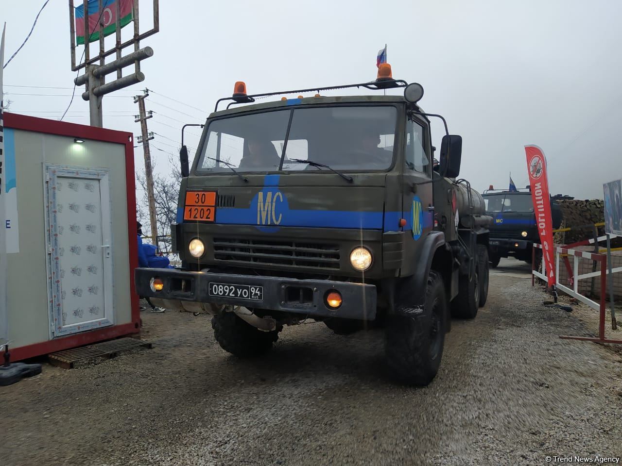 Convoy of Russian peacekeepers moves freely along Azerbaijan's Lachin-Khankendi road (PHOTO)