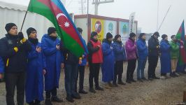 Peaceful protest of Azerbaijani eco-activists continues on Lachin-Khankendi road (PHOTO)