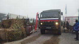 More vehicles of Russian peacekeepers move freely along Azerbaijan's Lachin-Khankendi road (PHOTO)