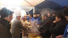 Festive bonfire lit in Azerbaijan’s Shusha