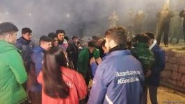 Festive bonfire lit in Azerbaijan’s Shusha