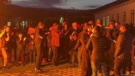 Festive bonfire was lit in Azerbaijan's Terter village