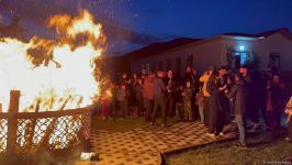 Festive bonfire was lit in Azerbaijan's Terter village