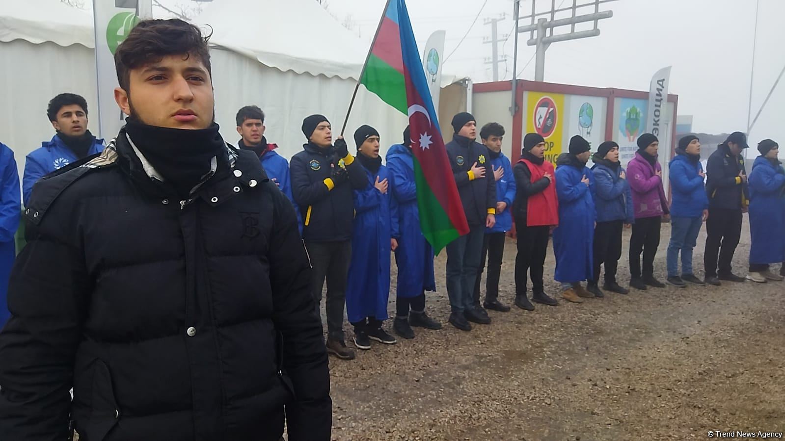 Peaceful protest of Azerbaijani eco-activists continues on Lachin-Khankendi road (PHOTO)
