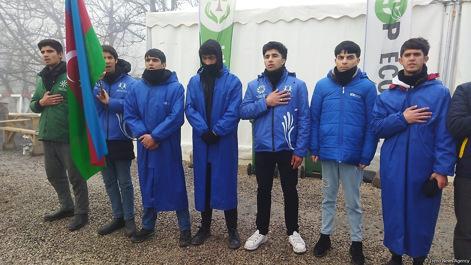 Peaceful protest of Azerbaijani eco-activists continues on Lachin-Khankendi road (PHOTO)