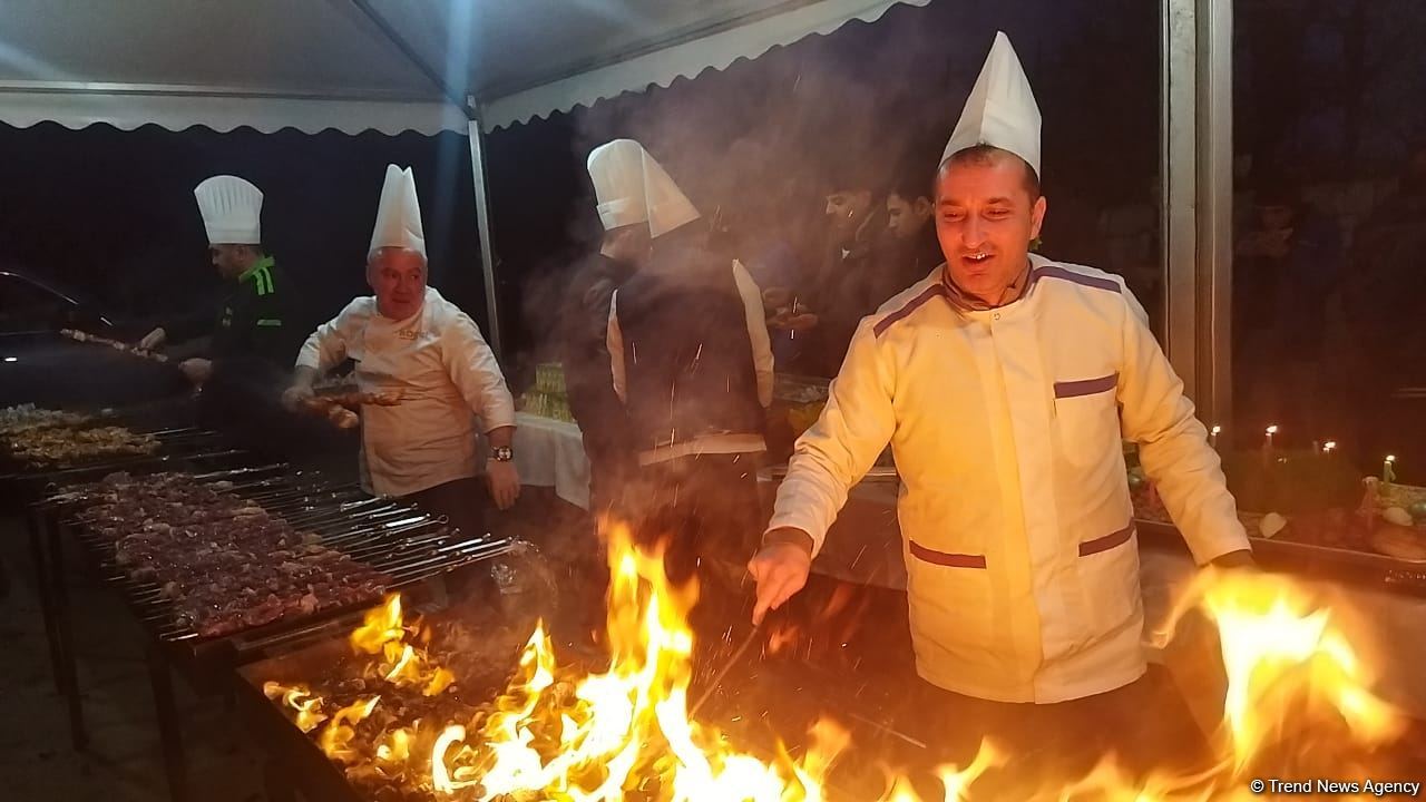 Festive bonfire lit in Azerbaijan’s Shusha