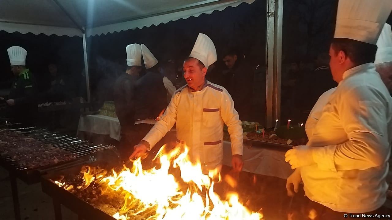 Festive bonfire lit in Azerbaijan’s Shusha