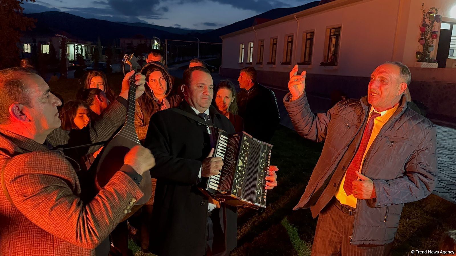 Festive bonfire was lit in Azerbaijan's Terter village