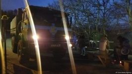 Several vehicles of Russian peacekeepers move freely along Azerbaijan's Lachin-Khankendi road (PHOTO)