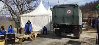 Convoy of Russian peacekeepers moves freely along Azerbaijan's Lachin-Khankendi road (PHOTO)