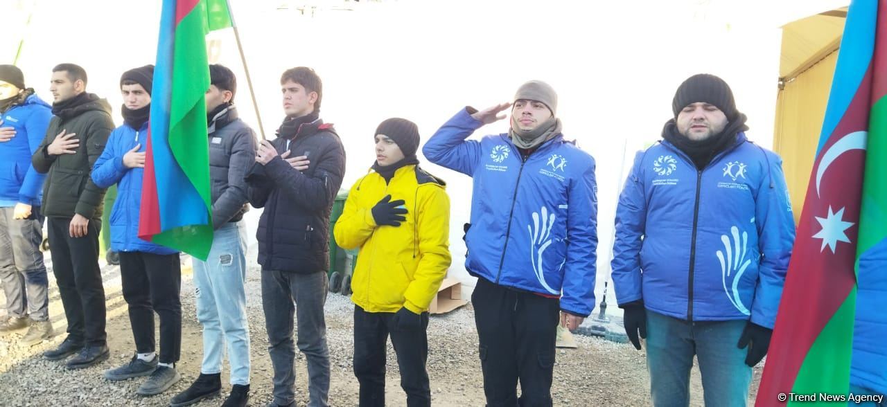 Peaceful protest of Azerbaijani eco-activists continues on Lachin-Khankendi road (PHOTO)