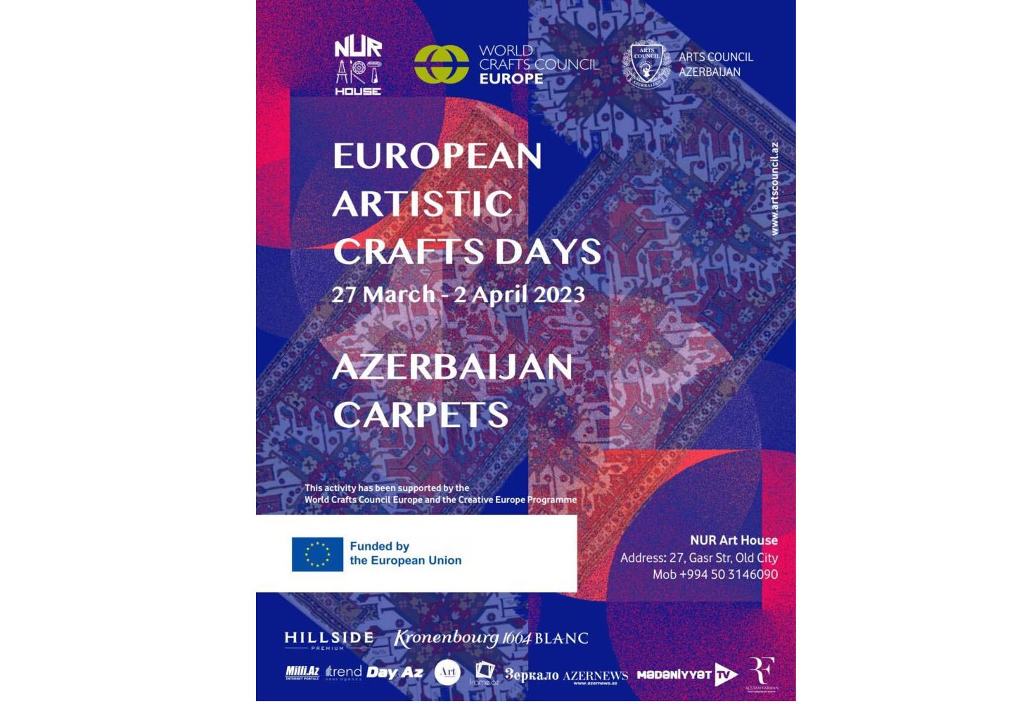 Carpet exhibition to be launched in Baku within European Artistic Crafts Days initiative