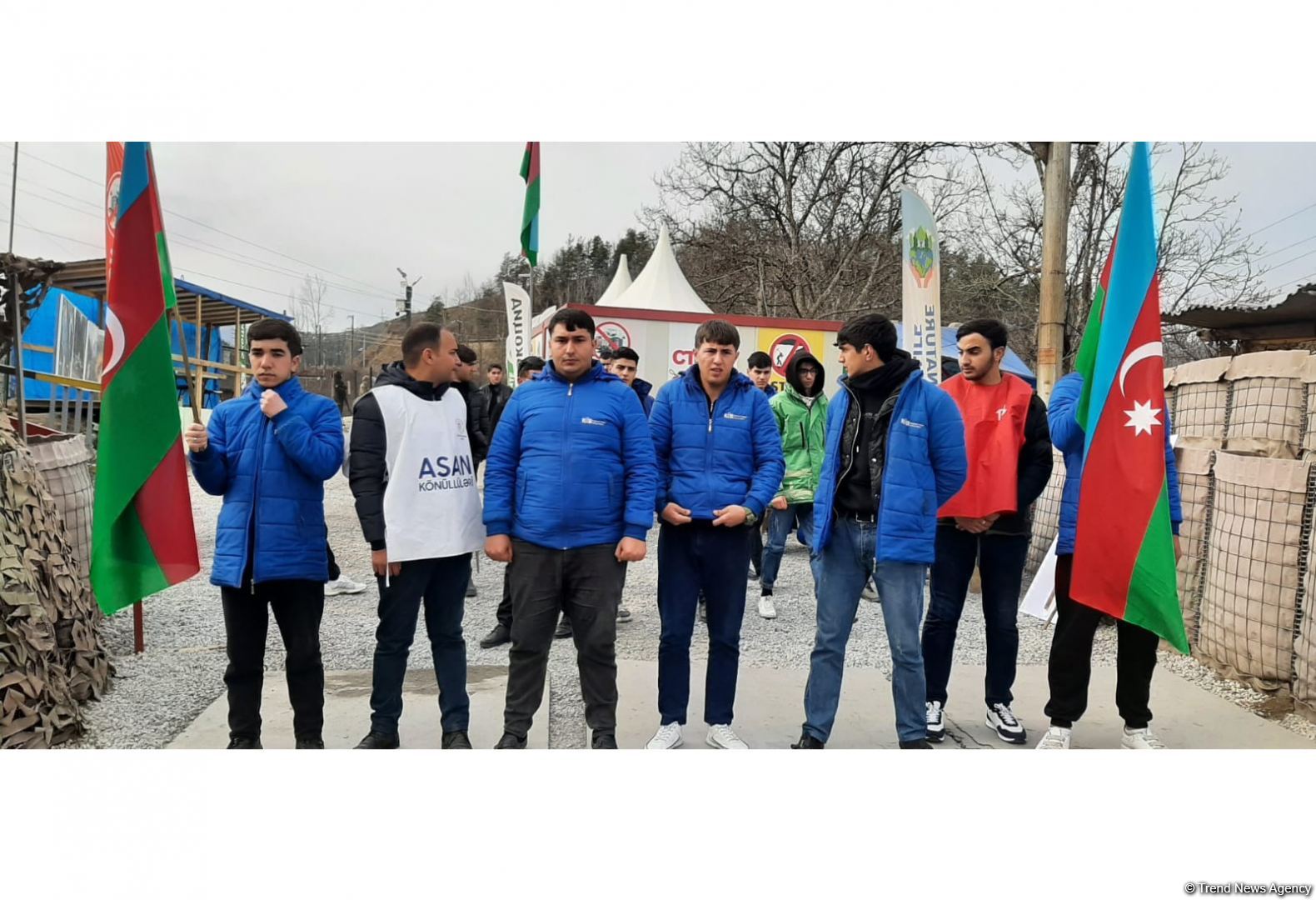 Peaceful protest of Azerbaijani eco-activists continues on Lachin-Khankendi road (PHOTO)