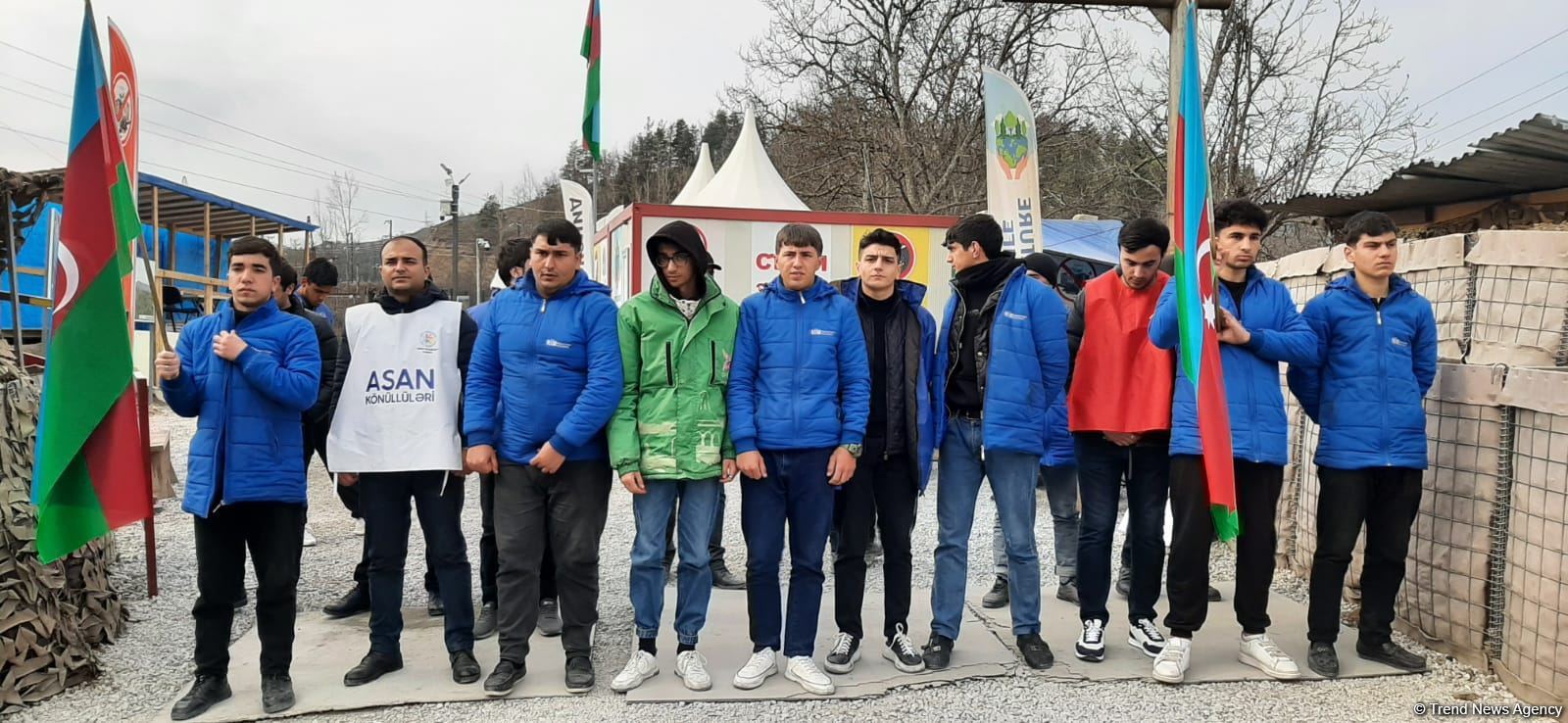 Peaceful protest of Azerbaijani eco-activists continues on Lachin-Khankendi road (PHOTO)