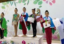 Azerbaijani gymnasts win gold medals at international tournament (PHOTO)