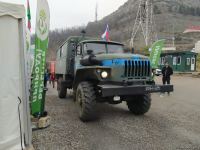 Vehicles of Russian peacekeepers move freely along Azerbaijan's Lachin-Khankendi road (PHOTO)