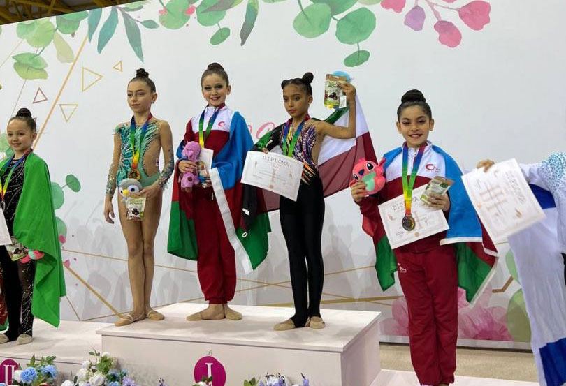 Azerbaijani gymnasts win gold medals at international tournament (PHOTO)