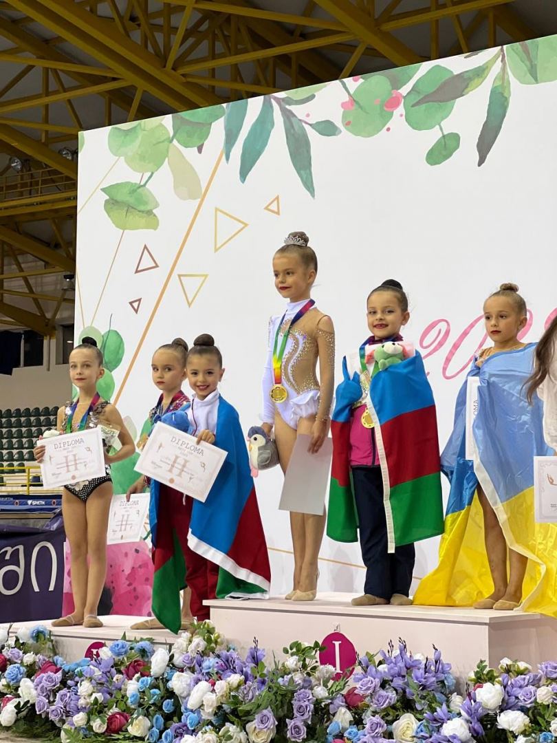 Azerbaijani gymnasts win gold medals at international tournament (PHOTO)