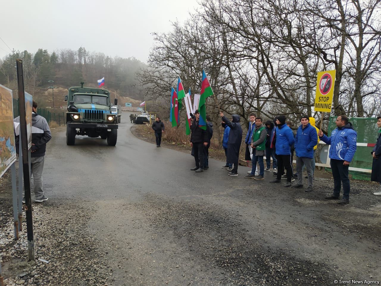 More vehicles of Russian peacekeepers move freely along Azerbaijan's Lachin-Khankendi road (PHOTO)