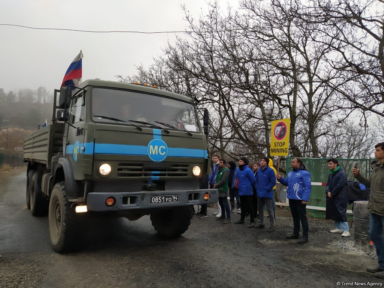 More vehicles of Russian peacekeepers move freely along Azerbaijan's Lachin-Khankendi road (PHOTO)
