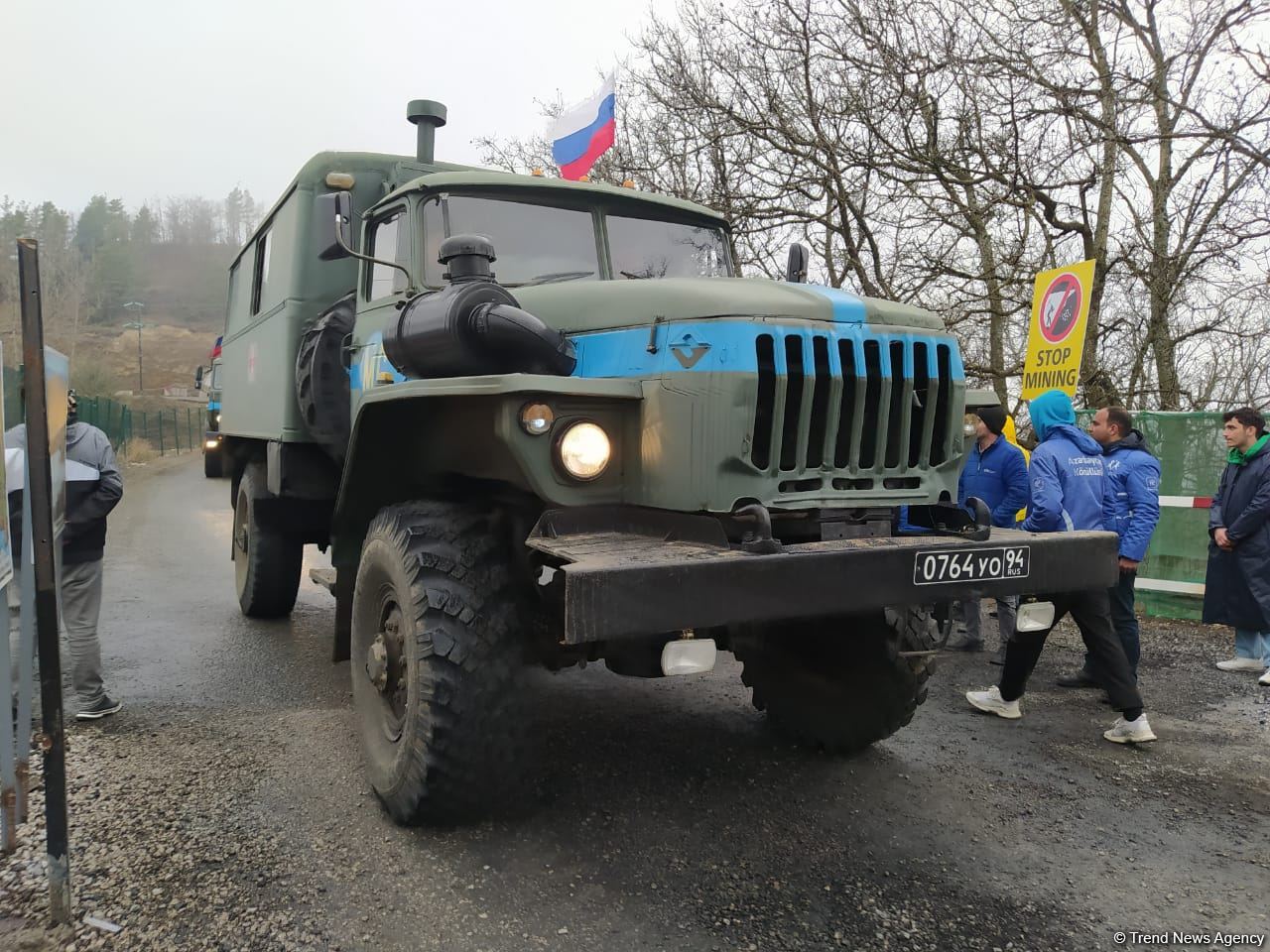 More vehicles of Russian peacekeepers move freely along Azerbaijan's Lachin-Khankendi road (PHOTO)