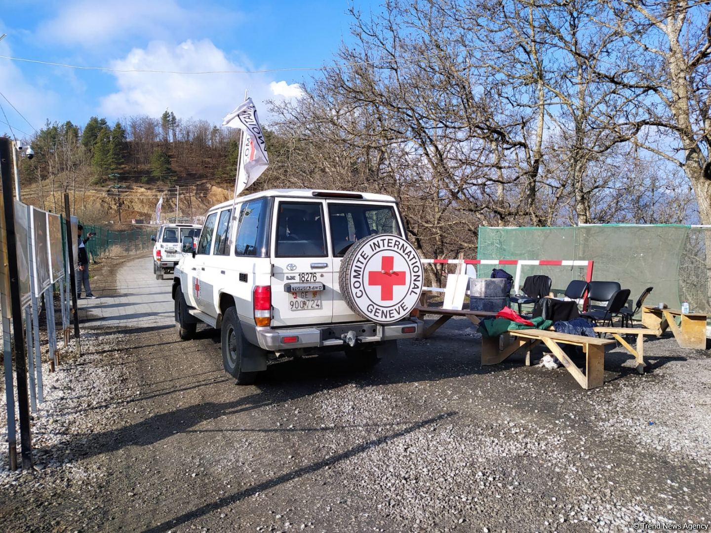 ICRC convoy moves freely along Azerbaijan's Lachin-Khankendi road (PHOTO)