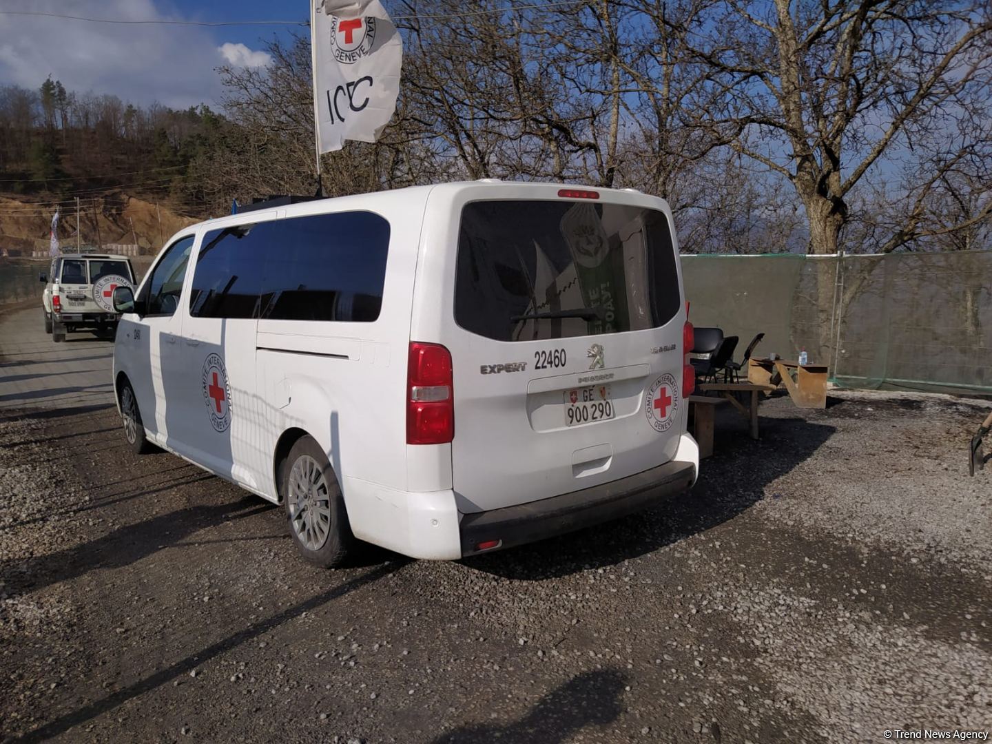 ICRC convoy moves freely along Azerbaijan's Lachin-Khankendi road (PHOTO)