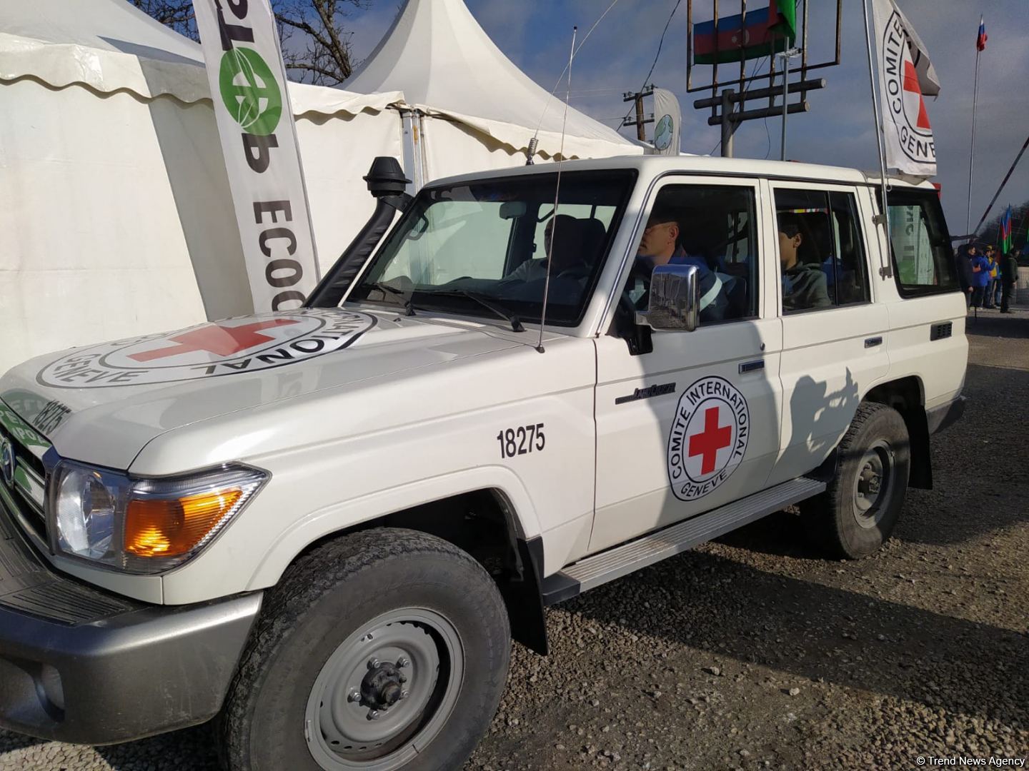 ICRC convoy moves freely along Azerbaijan's Lachin-Khankendi road (PHOTO)