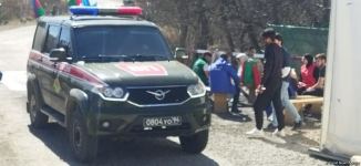 Сonvoy of Russian peacekeepers moves freely along Azerbaijan's Lachin-Khankendi road (PHOTO)