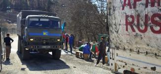 Сonvoy of Russian peacekeepers moves freely along Azerbaijan's Lachin-Khankendi road (PHOTO)