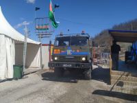 Convoy of Russian peacekeepers moves freely along Azerbaijan's Lachin-Khankendi road (PHOTO)