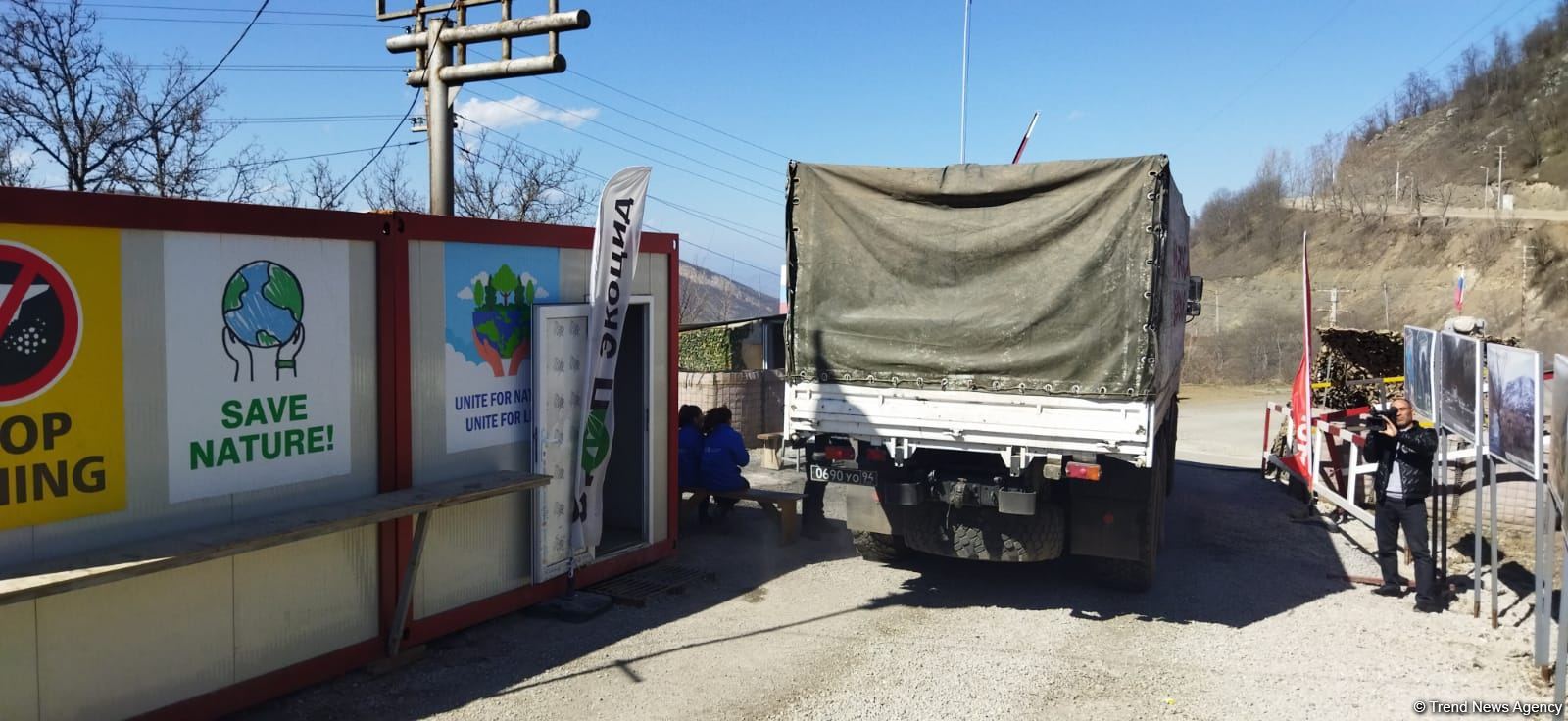 Сonvoy of Russian peacekeepers moves freely along Azerbaijan's Lachin-Khankendi road (PHOTO)