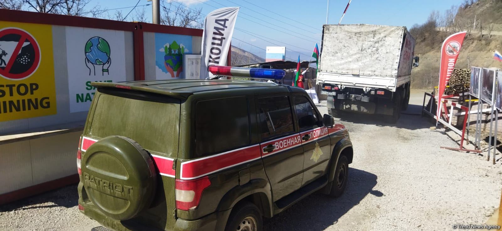 Сonvoy of Russian peacekeepers moves freely along Azerbaijan's Lachin-Khankendi road (PHOTO)