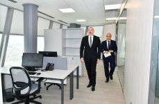 President Ilham Aliyev attends inauguration of new administrative building of State Service on Property Issues (PHOTO)