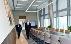 President Ilham Aliyev attends inauguration of new administrative building of State Service on Property Issues (PHOTO)