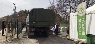 Convoy of Russian peacekeepers moves freely along Azerbaijan's Lachin-Khankendi road (PHOTO)