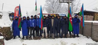 Peaceful protest of Azerbaijani eco-activists continues on Lachin-Khankendi road (PHOTO)