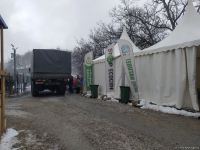 Cars of Russian peacekeepers move freely along Azerbaijan's Lachin-Khankendi road (PHOTO)