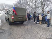 Cars of Russian peacekeepers move freely along Azerbaijan's Lachin-Khankendi road (PHOTO)