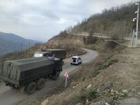 Russian peacekeepers' convoy moves freely along Azerbaijani Lachin-Khankendi road (PHOTO)