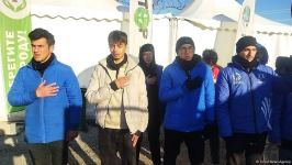 Peaceful protest of Azerbaijani eco-activists continues on Lachin-Khankendi road (PHOTO)